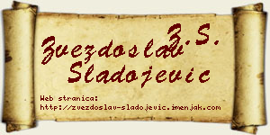 Zvezdoslav Sladojević vizit kartica